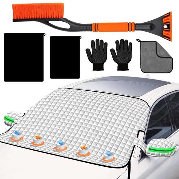 Funda de parabrisas de invierno COFSODI para hielo y nieve con accesorios