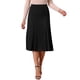 thumbnail image 1 of INSPIRE CHIC Faldas Plisadas para Mujer Cintura Alta Elástica A-Line Suéter de Punto Midi Outfits de Otoño Invierno L Negro, 1 of 6