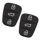 thumbnail image 4 of 2 Piezas 3 Botones Funda De Cubierta De Llave Remota Shell Para Hyundai I30 IX35 K2, 4 of 5