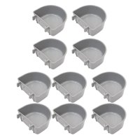 Magideal - 10 Piezas Tazón Para Transportar Perros, Tazón Para Jaula Para Mascotas Para Transporte De Mascotas, Tazón De Alimentación Extraíble, Tazón Para Beber