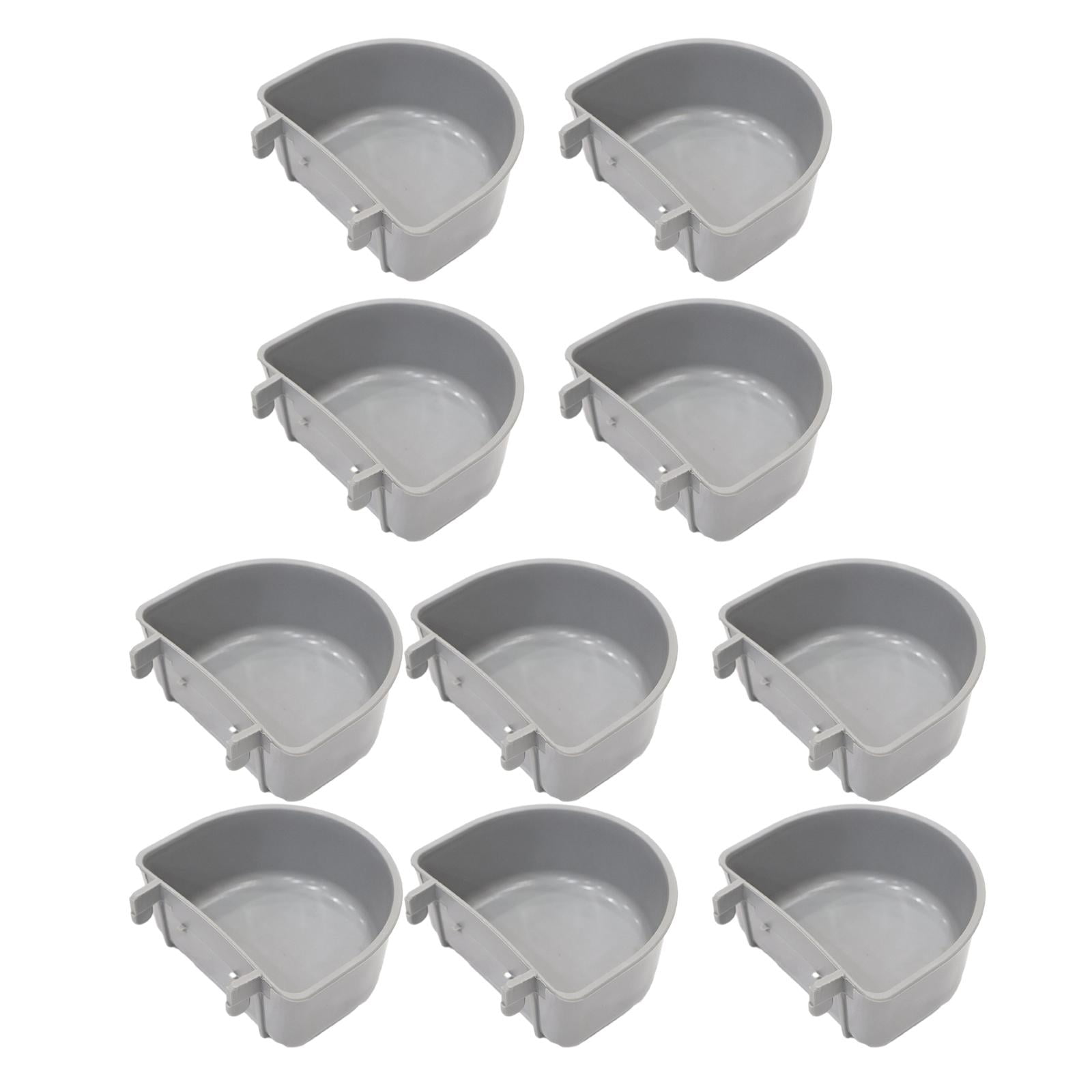 Magideal - 10 Piezas Tazón Para Transportar Perros, Tazón Para Jaula Para Mascotas Para Transporte De Mascotas, Tazón De Alimentación Extraíble, Tazón Para Beber