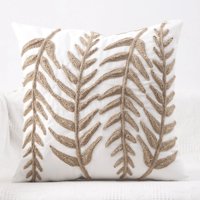 Wyj Hogar - Pack De 02 Fundas De Cojin Con Detalles En Yute 45X45 Cm Md02