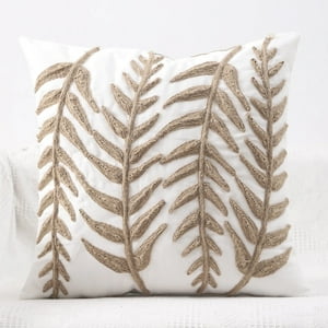 Wyj Hogar - Pack De 02 Fundas De Cojin Con Detalles En Yute 45X45 Cm Md02