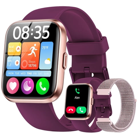 Hingso - Smartwatch 1 85 Amoled 24 7 Salud Llamadas