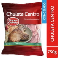 Chuleta De Cerdo Centro 750 G Super Cerdo
