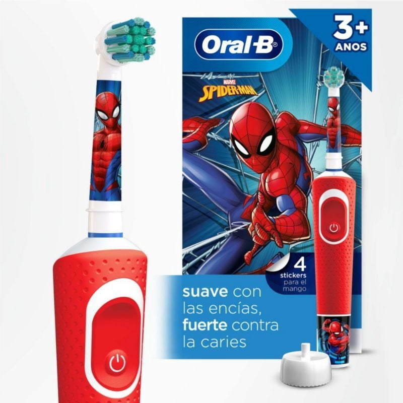 Oral-B - Cepillo De Dientes Eléctrico Marvel Spider-Man