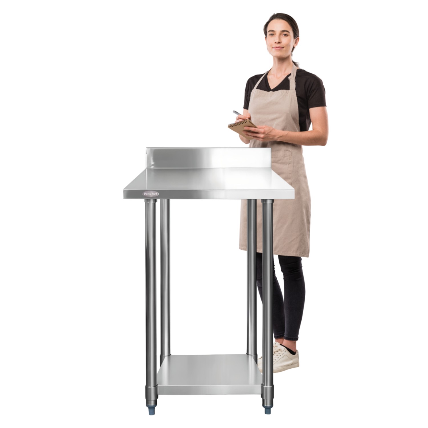 Prochef - Meson Muro Eco Acero Inoxidable 60X60X85(+5) Cm.