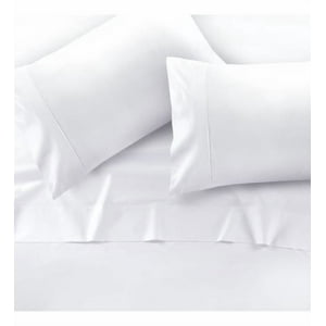 Sabana Andes 300 Hilos Lisa 2 Plaza Blanca