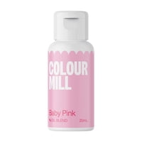 Colour Mill - Molino Para Colorear Alimentos, Mezcla De Aceite, 20 Ml, Rosa Bebé