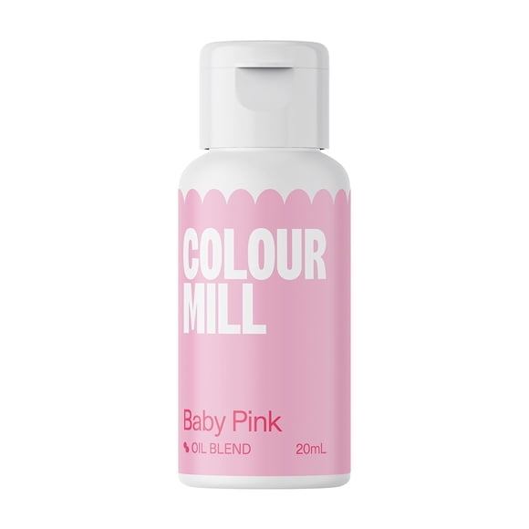Molino para colorear alimentos, mezcla de aceite, 20 ml, rosa bebé
