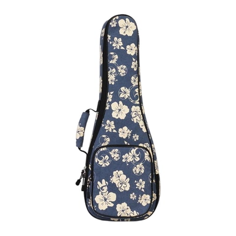 Bothyi - Estuche De Transporte Para Ukelele, Nailon, Para Concierto Soprano, Tenor, Acolchado Grueso, 23 Pulgadas, Azul