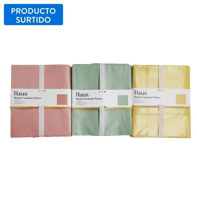 Mantel Sólido Cuadrado 150X150 Pvc Surtido 1 Un Haus