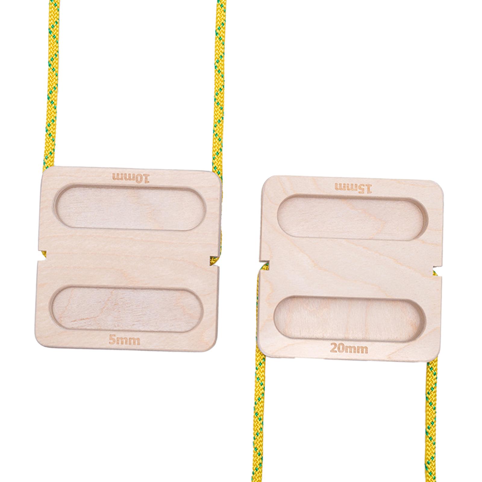 Ioensy - 2 Tablas De Escalada De Madera Para Fortalecer Los Brazos Y Entrenar La Fuerza.