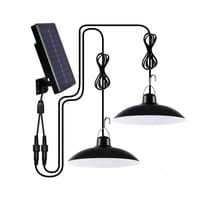 Importclick - Pack 2 Lámparas Led Solar Colgante 240W 120º Con Control