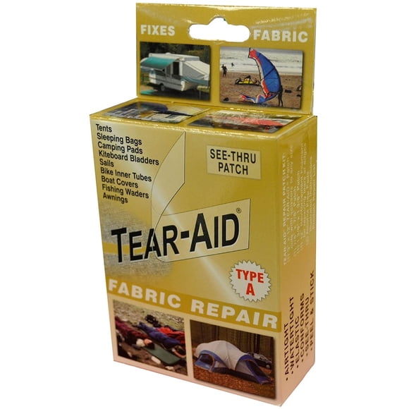 Kit de reparación de telas Tear-Aid D-KIT-A01-100 Clear Type A