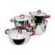 thumbnail image 1 of Set De Ollas Bateria De Cocina 8 Piezas Inoxidables Arte Andino, 1 of 3