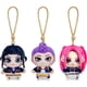 thumbnail image 1 of KPop Demon Hunters 3-Pack de peluches clip-on de 4 pulgadas: Rumi, Mira y Zoey, 1 of 3