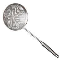 Magideal - Colador De Araña Para Cocinar, Espumadera Con Orificio Para Colgar, Colador De Acero Inoxidable Antiadherente Duradero Para Escurrir Patatas Fritas Y 18 Cm