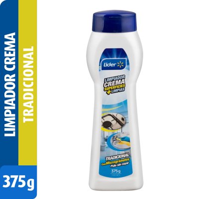 Limpiador Crema Tradicional Botella 375 G Lider