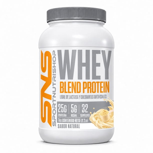 PROTEINA WHEY BLEND 1KG 32 SERVICIOS NATURAL - SPORTNUTRISHOP