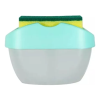 Genérico - Dispensador De Jabón Líquido + Esponja Cocina Lavaloza