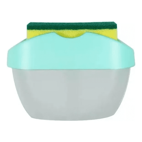 Genérico - Dispensador De Jabón Líquido + Esponja Cocina Lavaloza