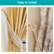thumbnail image 4 of Uxcell Soporte de Cortina de Aleación de Aluminio Montado en la Pared Sujetadores de Cortina Ganchos de Amarre de Cortina Bronce 2Pcs, 4 of 6