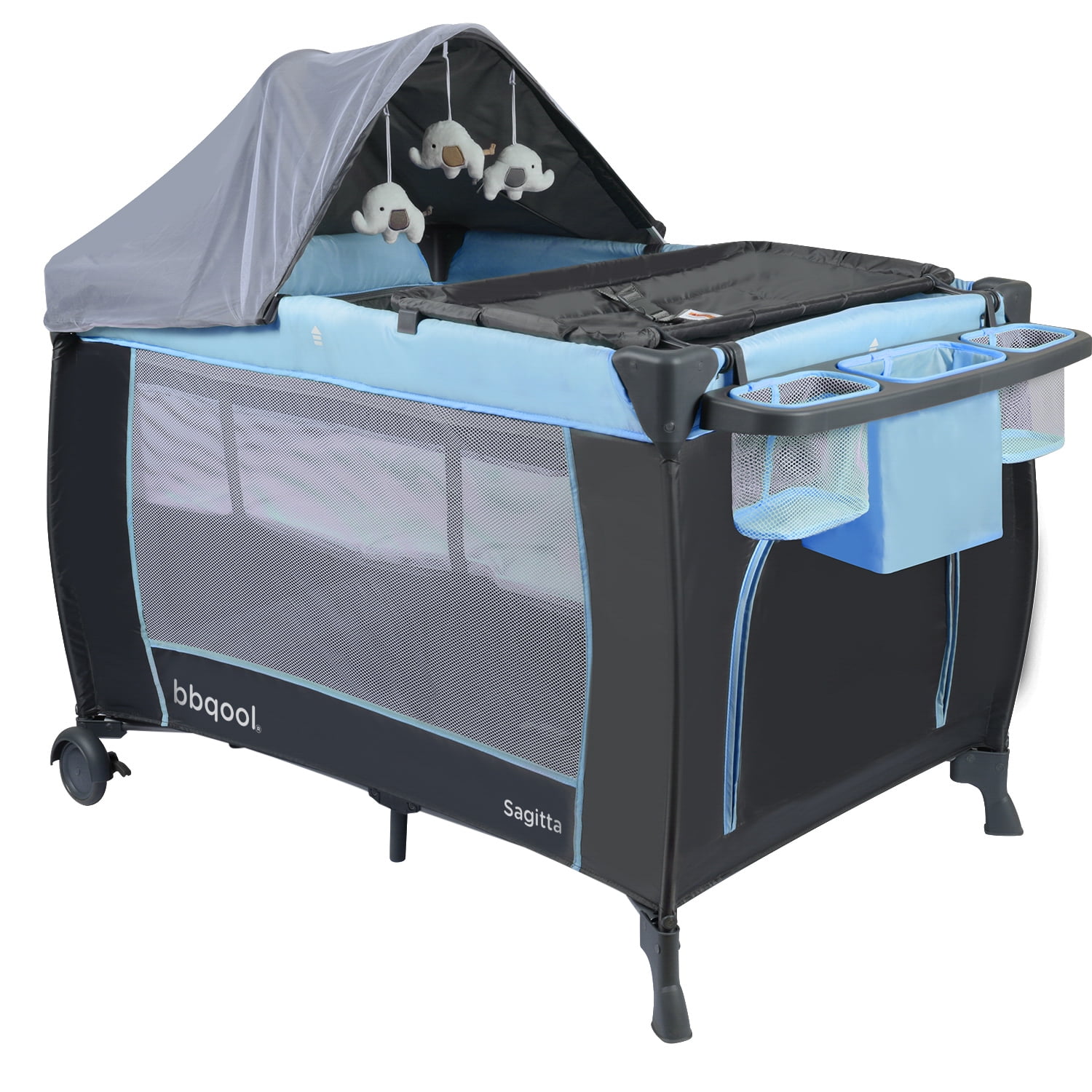 Bbqool - Cuna Playard Sagitta Blue