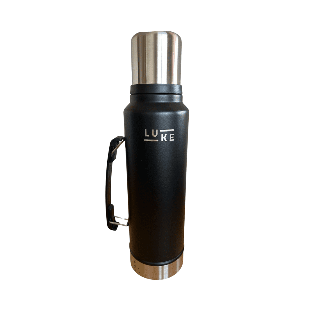 Termo Liquido Acero Inoxidable 1.3 Lts. Granite Negro - Luke