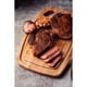 thumbnail image 4 of Tabla De Cortar Ovalada De Madera De Teca 340x230, 4 of 4