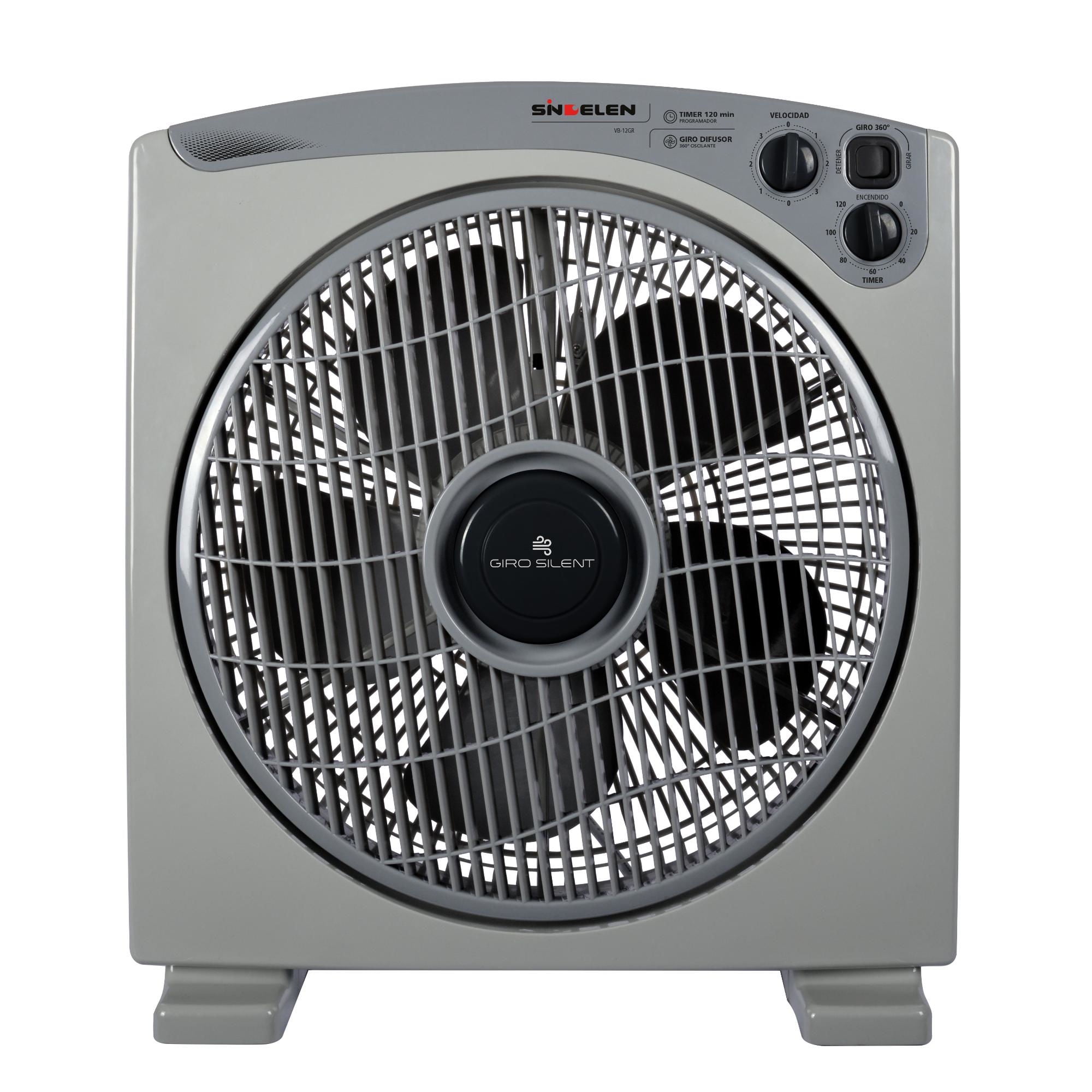 Sindelen - Ventilador Vb-12Gr Gris