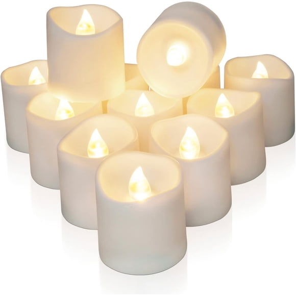Velas LED votivas Homemory con temporizador de 6 h, 1,5 pulgadas