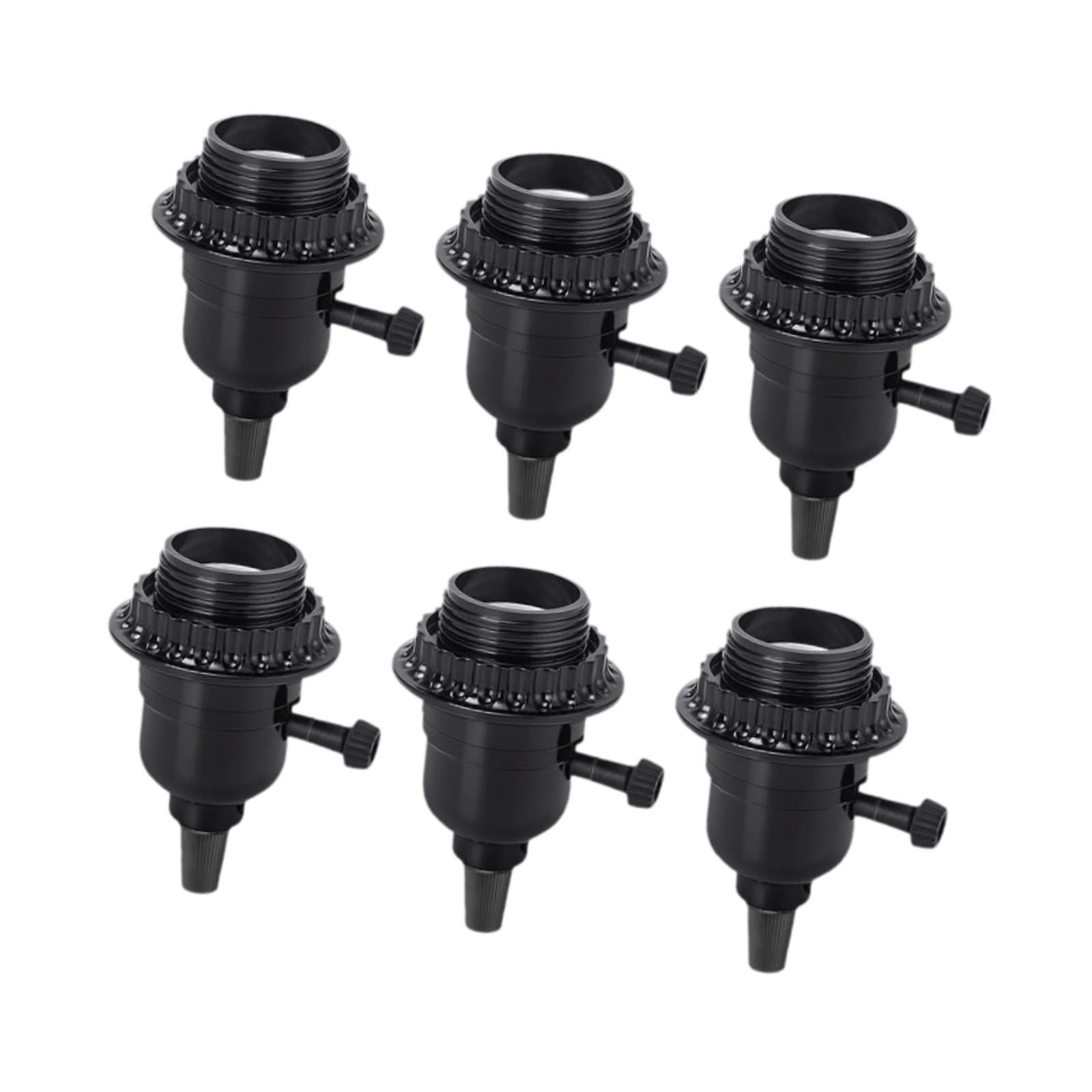 Magideal - Lámpara De Base Mediana, Bricolaje, Reparación, E27, Fácil De Instalar, Homologada Por Ul, Decoración Del Hogar, Portalámparas Roscado Para Mesa Y Sue 2 Niveles