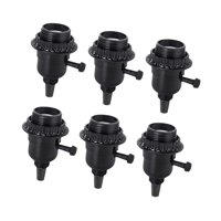 Magideal - Lámpara De Base Mediana, Bricolaje, Reparación, E27, Fácil De Instalar, Homologada Por Ul, Decoración Del Hogar, Portalámparas Roscado Para Mesa Y Sue 2 Niveles