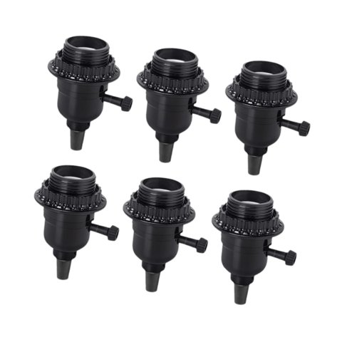 Magideal - Lámpara De Base Mediana, Bricolaje, Reparación, E27, Fácil De Instalar, Homologada Por Ul, Decoración Del Hogar, Portalámparas Roscado Para Mesa Y Sue 2 Niveles