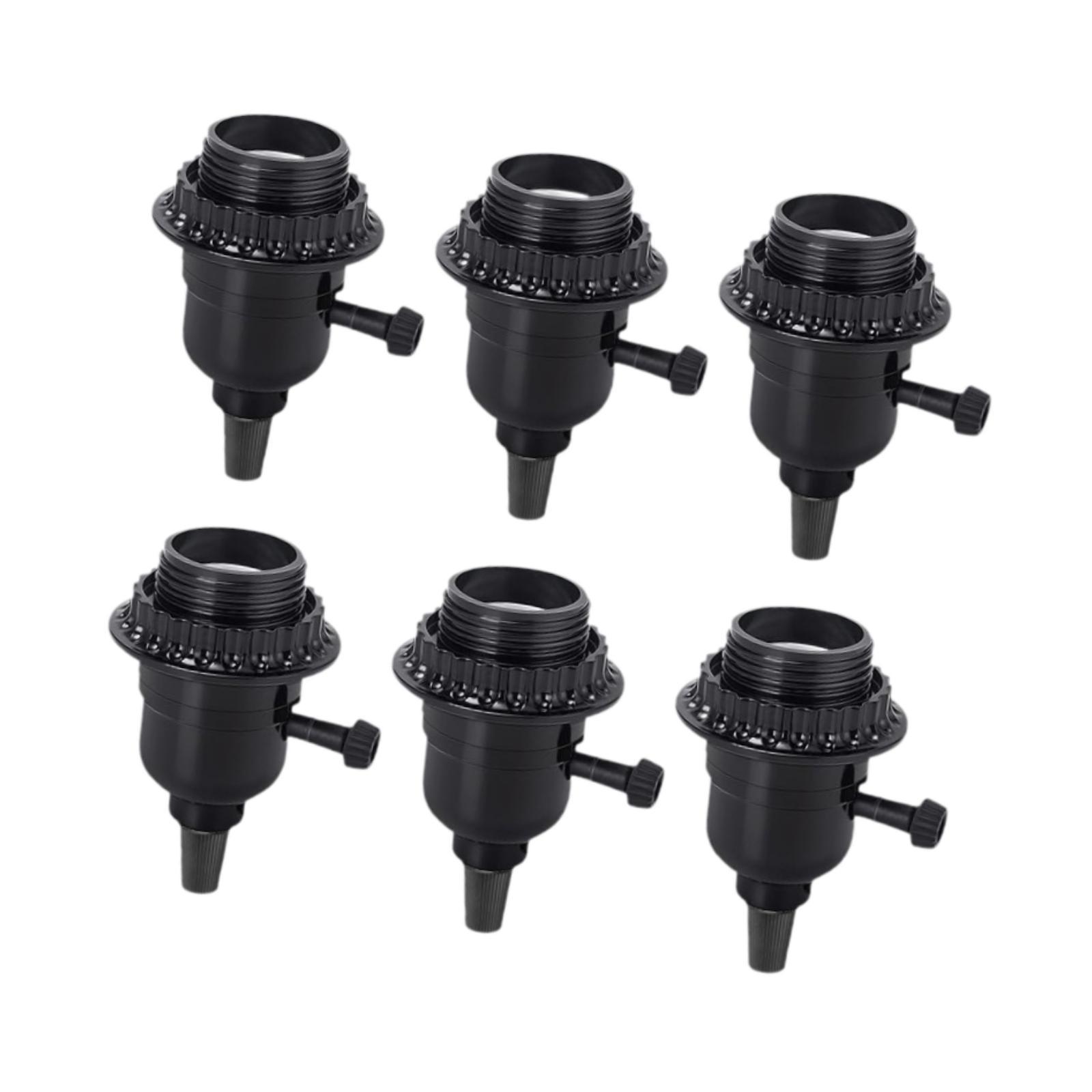 Magideal - Lámpara De Base Mediana, Bricolaje, Reparación, E27, Fácil De Instalar, Homologada Por Ul, Decoración Del Hogar, Portalámparas Roscado Para Mesa Y Sue 2 Niveles