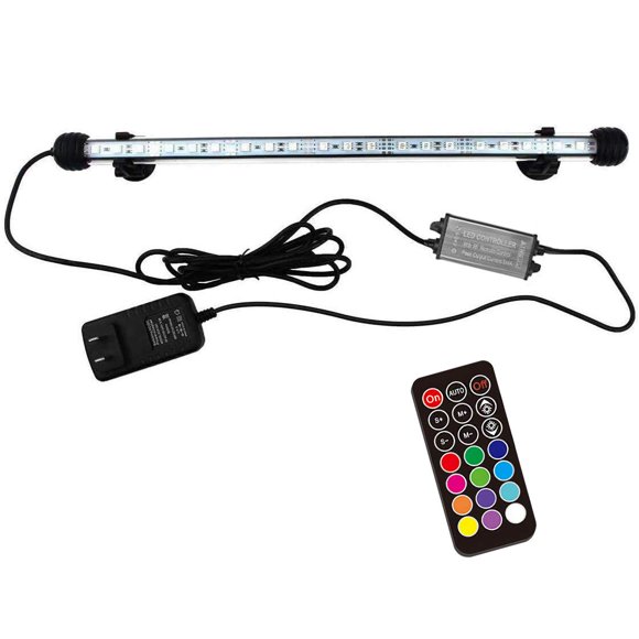 Luz de Acuario COVOART 38 cm 21 LED RGB 19 Modos IP68