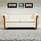 thumbnail image 1 of Sofa Chesterfield Ecocuero Blanco, 1 of 3