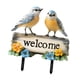 thumbnail image 1 of Letrero De PVC Con Diseño De Pájaros De Bienvenida Para Jardín, Estaca Colorida Para Decoración De Césped., 1 of 5