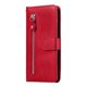 thumbnail image 5 of Funda tipo cartera para Samsung Galaxy A05 con bolsillo con cremallera y ranuras para tarjetas – Función de soporte Rojo, 5 of 6