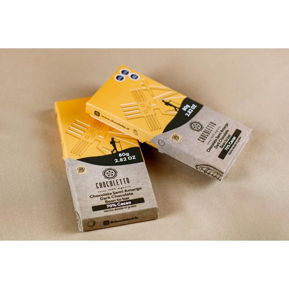 Barra Chocolate Oscuro Semi amargo 70%