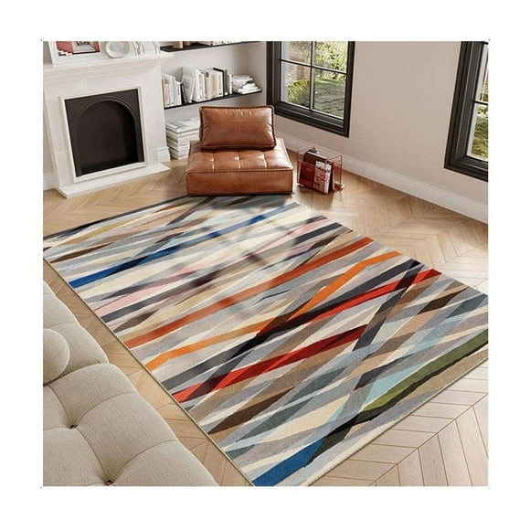 Alfombra Living 120X160 Cm. Napoles Tapete 3D Sala Estar