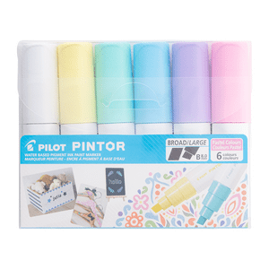 Pilot - Pintor Set Pastel Punta Biselada 6 Un.