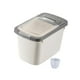 thumbnail image 4 of Caja de almacenamiento de alimentos para mascotas, contenedor de harina, cubo dispensador de cereales, contenedor de almacenamiento de arroz en grano, , Blanco, 4 of 5