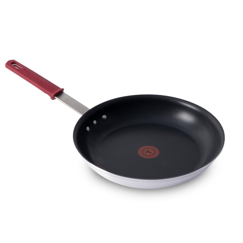 Sartén T-fal Professional Vx3, Antiadherente Cepillada, 30 Cm, Negra