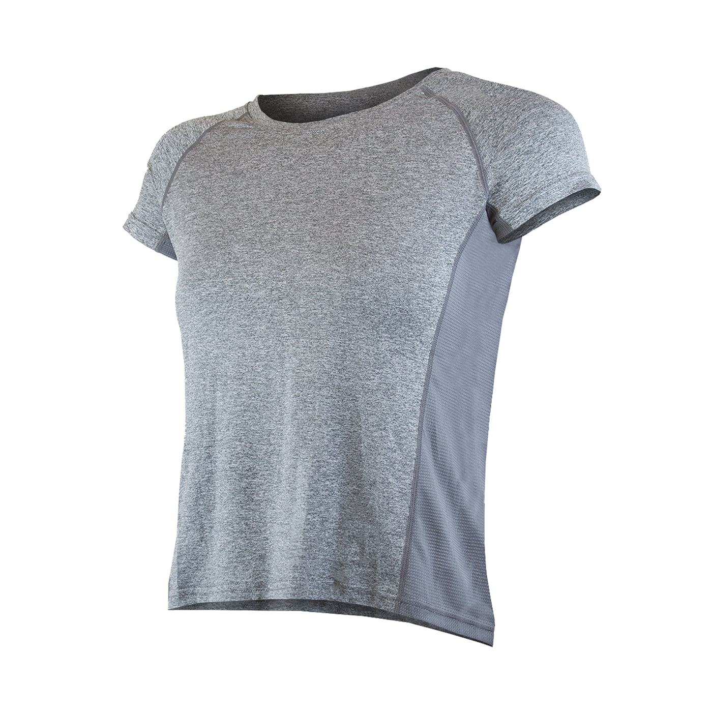 Andesland - Polera Dry Fit Manga Corta Paneles Malla Mujer