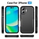 thumbnail image 2 of For Apple iPhone 17 Funda a Prueba de Golpes Resistente Protección de Cuerpo Completo de Alta Resistencia a Prueba de Polvo/caídas, Negro, para iPhone 17, 2 of 7