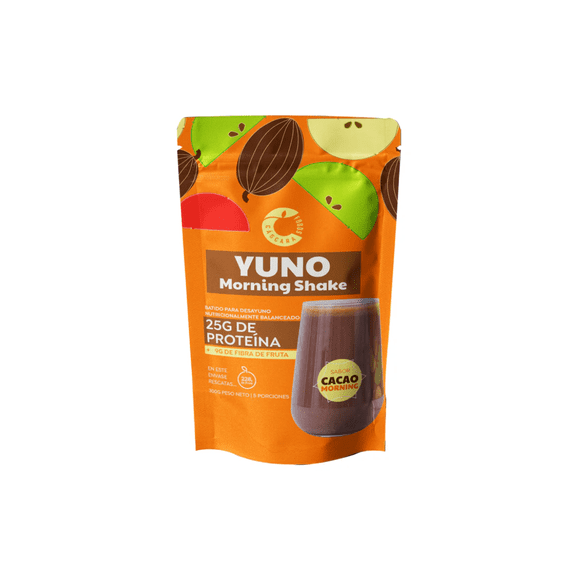 Yuno Morning Shake Doypack Cacao 300gr Cascara Foods