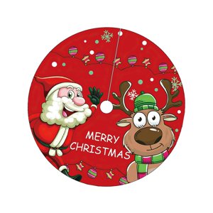 Magideal - Alfombrilla Para De Navidad, Falda Para De Navidad, Decoración Navideña, 120Cm, Decoración Para Fiestas Navideñas, Adorno Navideño Para Estilo B