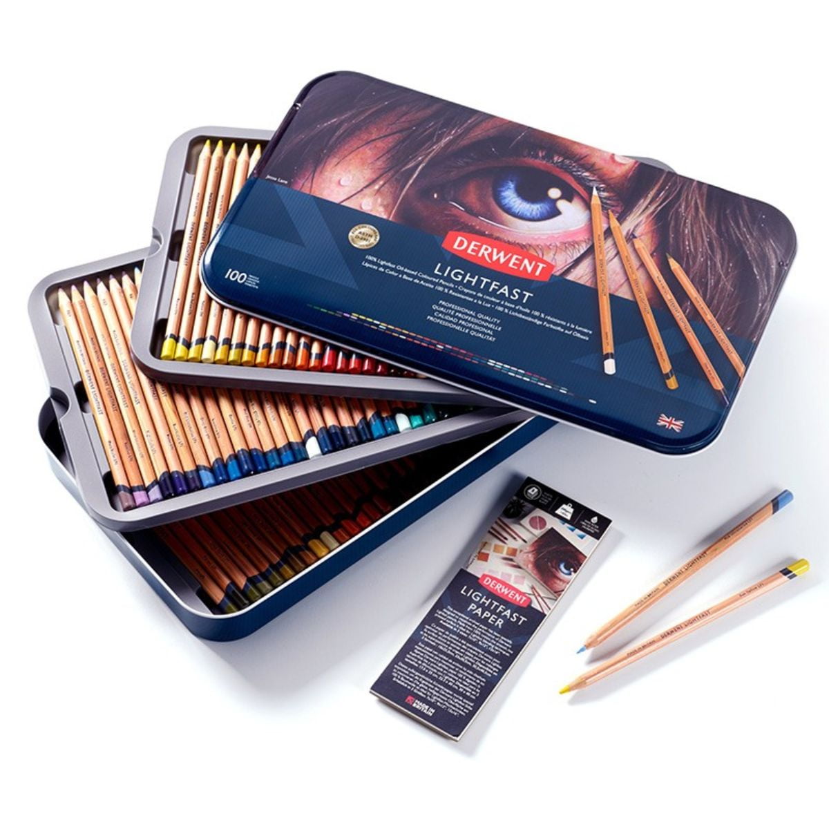 Set 100 Lápices De Colores Derwent Lightfast